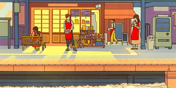 Le librerie giapponesi nascoste tra i binari.